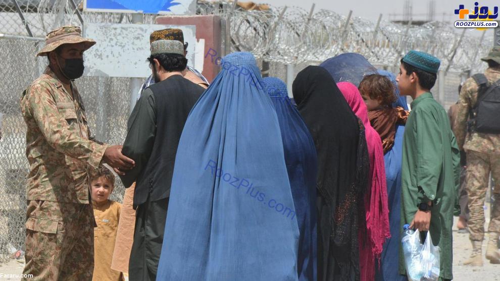 عکس/ پناهجویان فراری از طالبان در مرز پاکستان