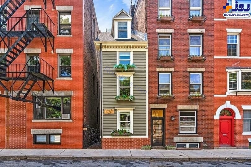 عکس/ معماری جالب باریک‌ترین خانه در بوستون