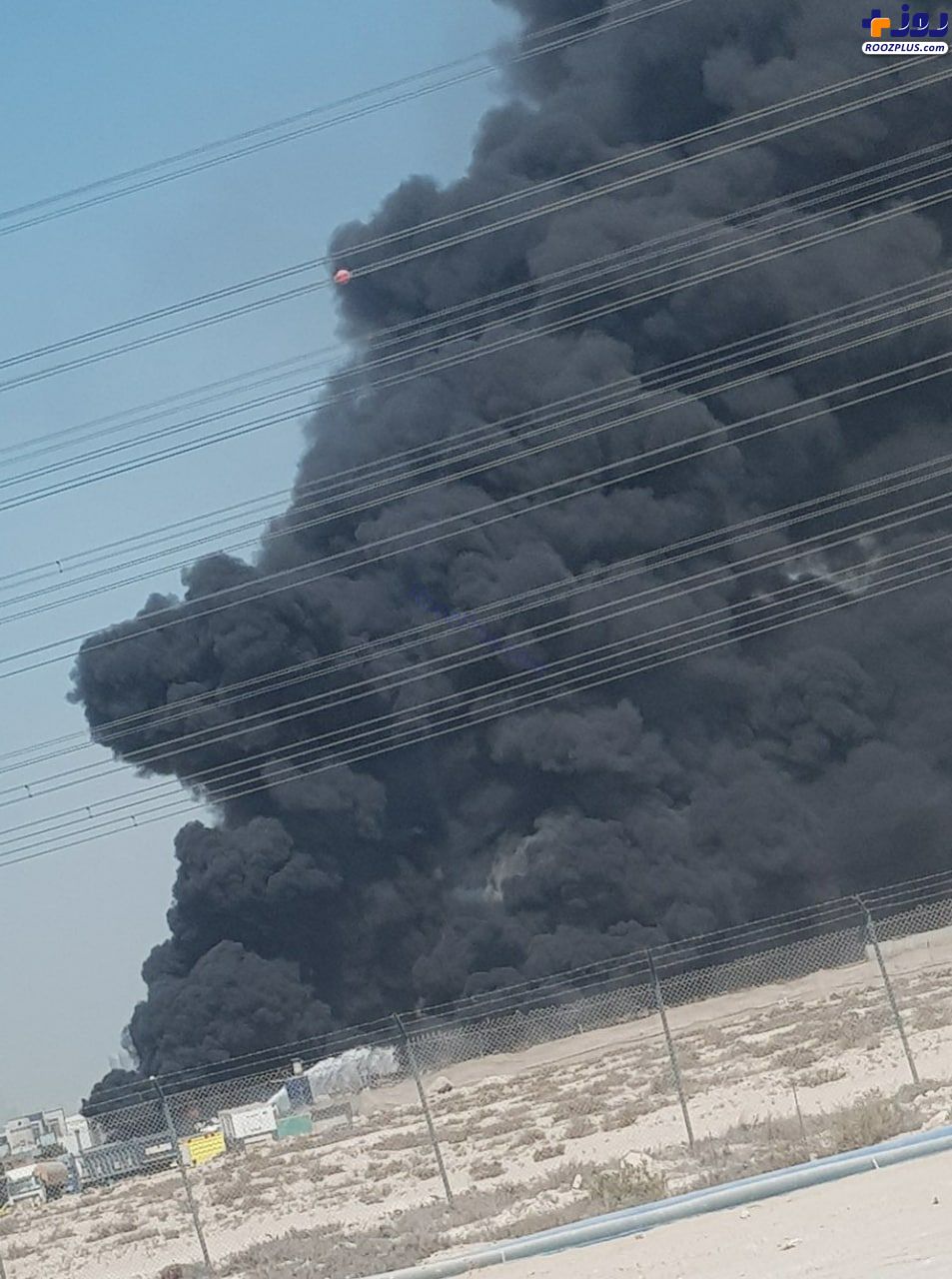 آتش سوزی در منطقه صنعتی «جبل علی» امارات