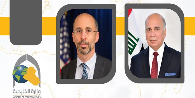 دیدار وزیر خارجه عراق با فرستاده آمریکا با محوریت ایران