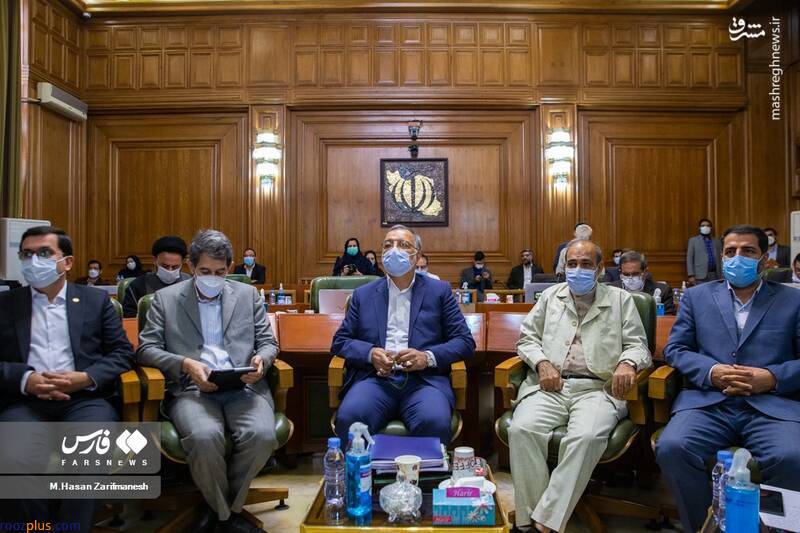 زاکانی در جلسه شورای شهر تهران/عکس