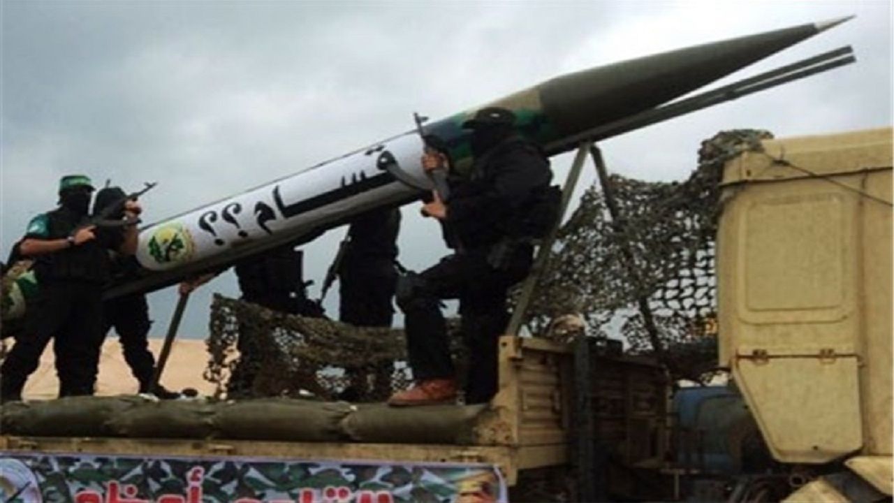 آزمایش موشکی جدید حماس در نوار غزه