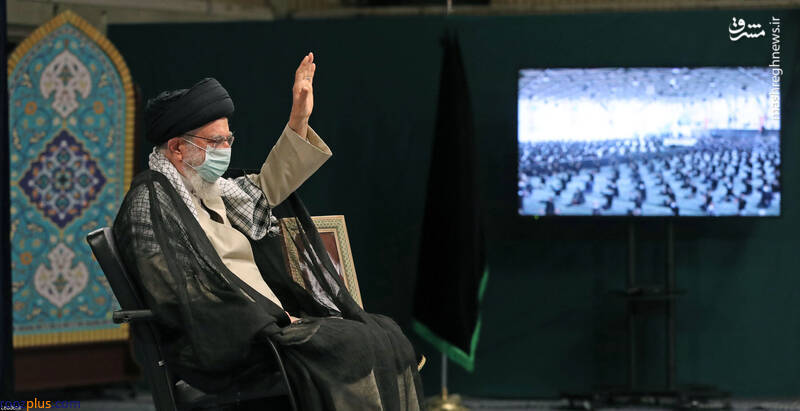 رهبر انقلاب در مراسم عزاداری اربعین ۱۴۰۰+عکس