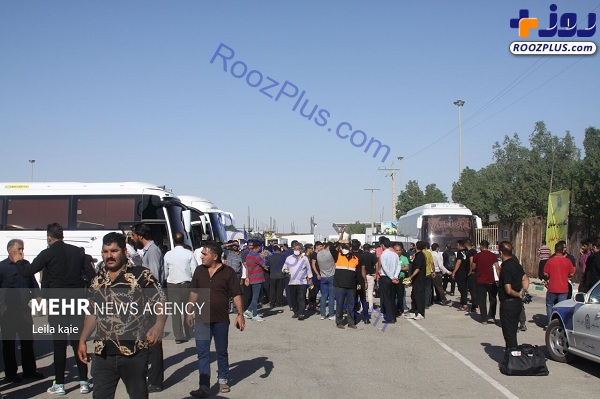 عکس/ بازگشت زائران اربعین از طریق مرز مهران به داخل کشور