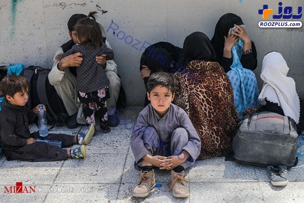 عکس/ مهاجران افغانستانی در نقطه صفر مرزی