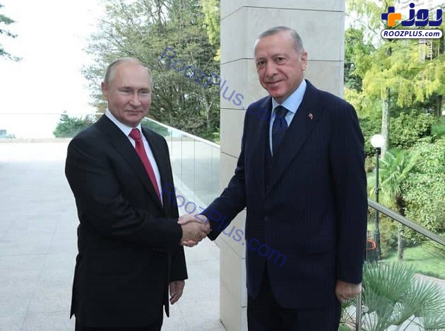 دیدار پوتین و اردوغان در سوچی +تصاویر