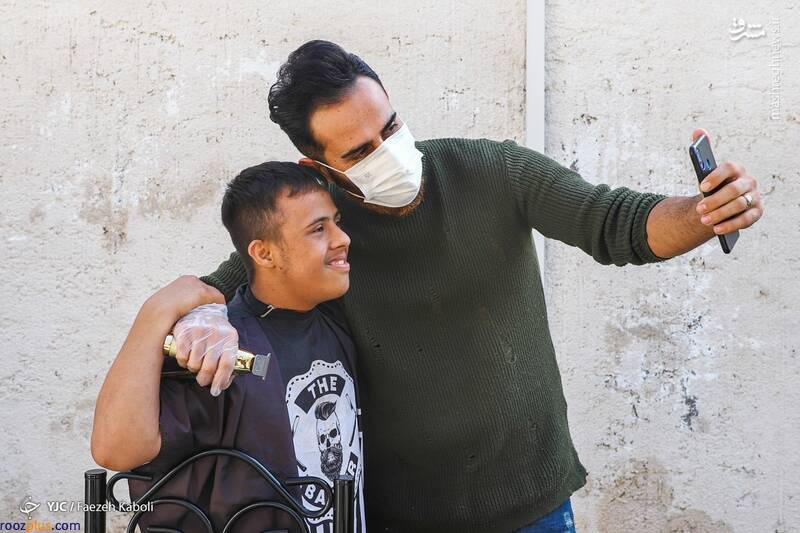 تصاویری جالب از آرایشگران جوان جهادی