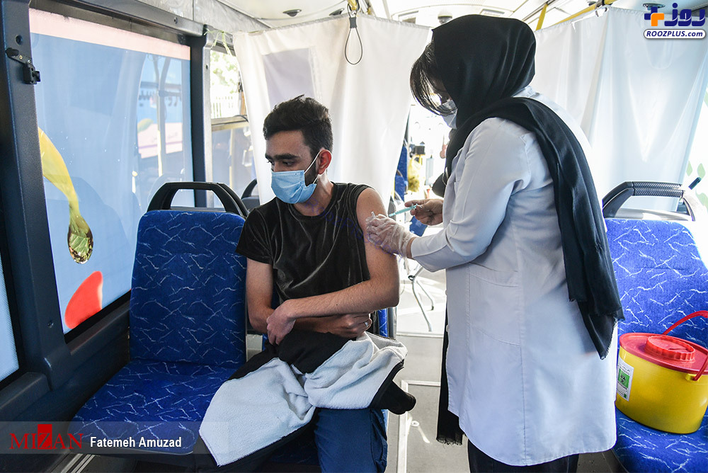 عکس/ طرح واکسیناسیون سیار شهروندان تهرانی