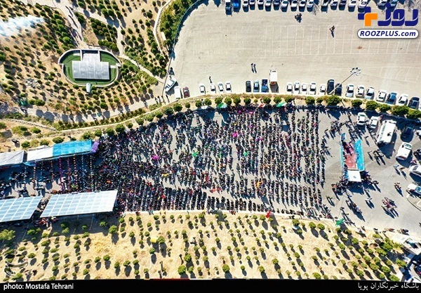 عکس/کوهپیمایی ۳۰۰۰ نفری بسیجیان تهران