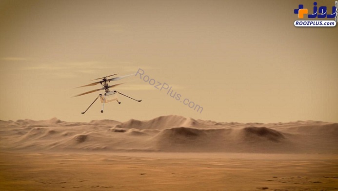 جزئیاتی جدید از هلیکوپتر ناسا در مریخ +تصاویر