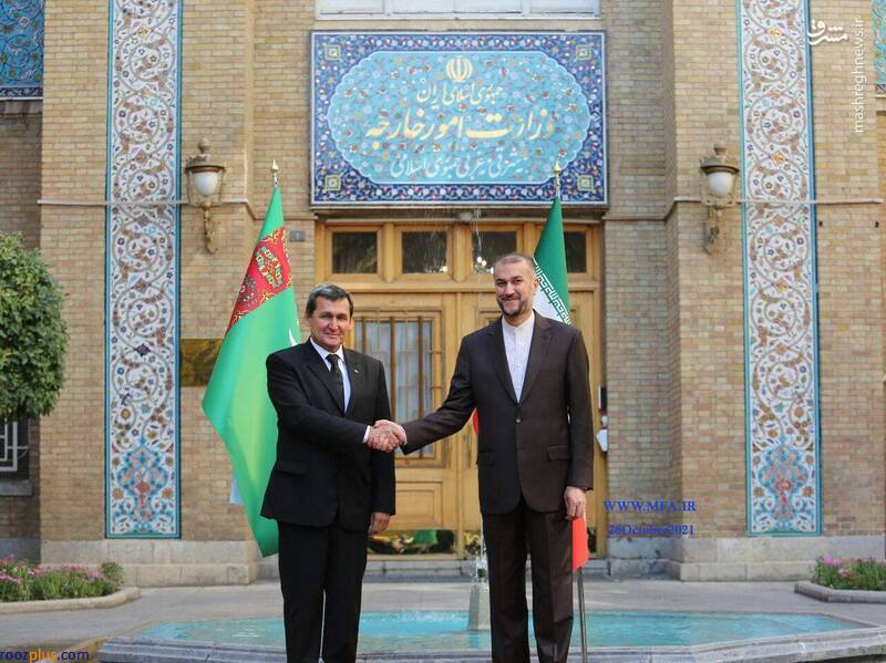 عکس/ دیدار وزرای خارجه ایران و ترکمنستان
