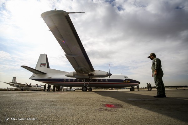 مراسم بهره‌برداری از هواپیمای فرندشیپ تازه بازآمد شده هوانیروز ارتش +عکس