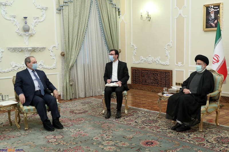 دیدار وزیر خارجه سوریه با رئیسی/عکس