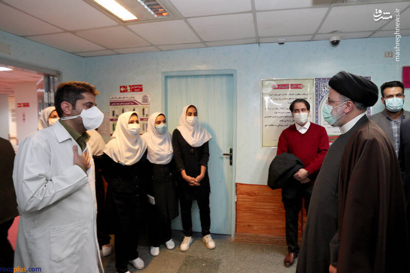 حضور رئیسی در بیمارستان شهید رحیمی/عکس