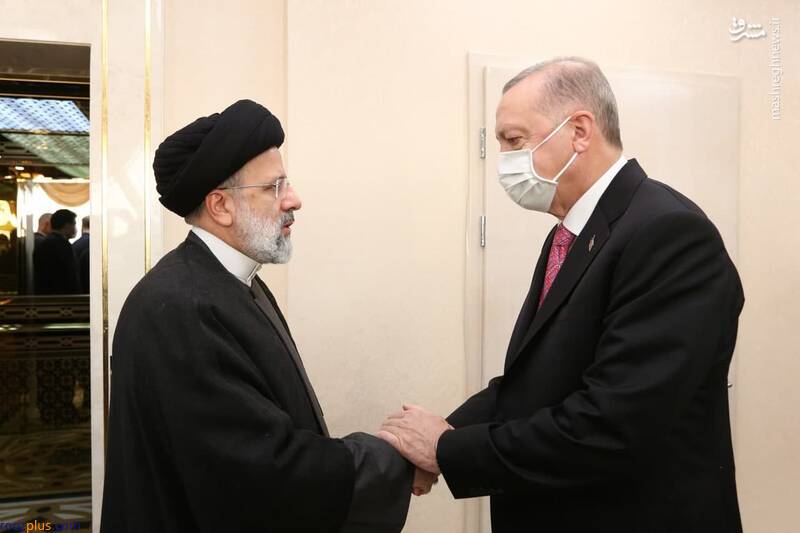 دیدار اردوغان با رئیسی/عکس