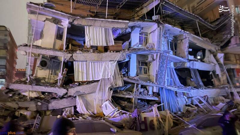 خرابی های ناشی از زلزله ۷.۸ ریشتری در ترکیه/ عکس
