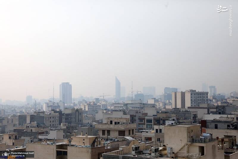 عکس/ هوای نفس گیر تهران