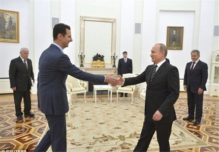 اولین دیدار اسد با پوتین در کرملین پس از جنگ اوکراین/ اعلام حمایت مجدد سوریه از روسیه