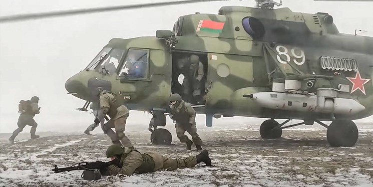 نیروهای ویژه بلاروس در مرز با اوکراین مستقر می‌شوند