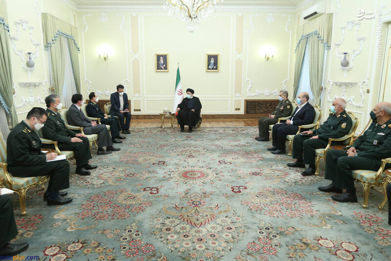 دیدار وزیر دفاع چین با رئیس جمهور/ عکس