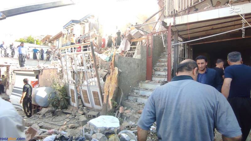انفجار گاز منزل مسکونی در کرمانشاه/ عکس