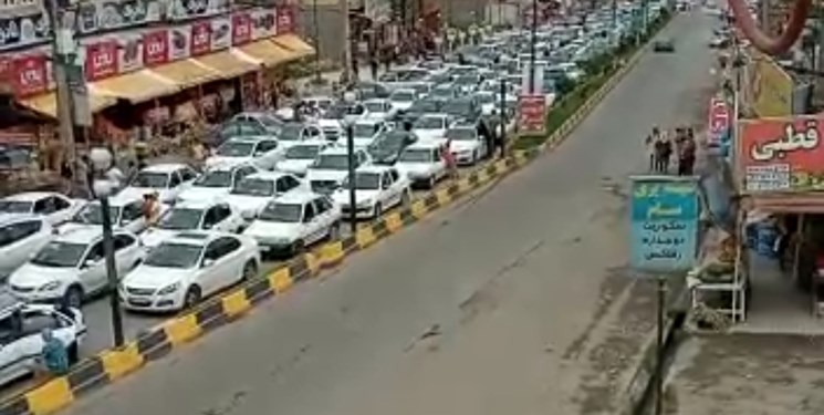 ترافیک سنگین در کندوان