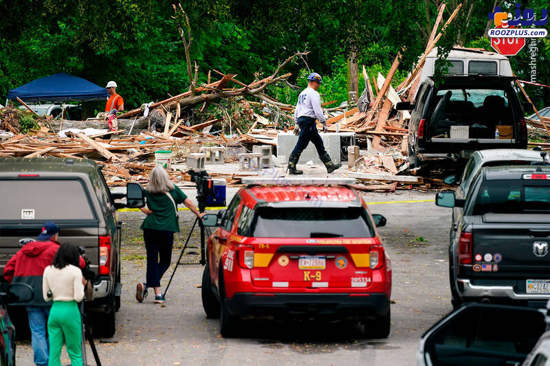 ۵ کشته براثر انفجار یک خانه در پنسیلوانیا +عکس