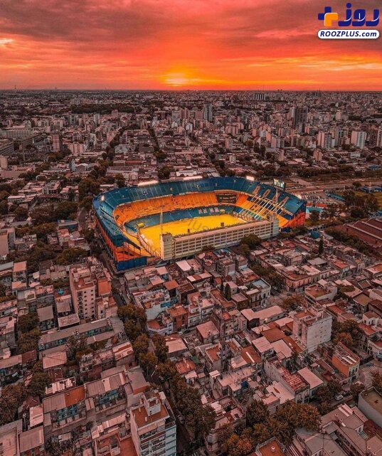 استادیوم زیبای بوکاجونیورز در آرژانتین/ عکس