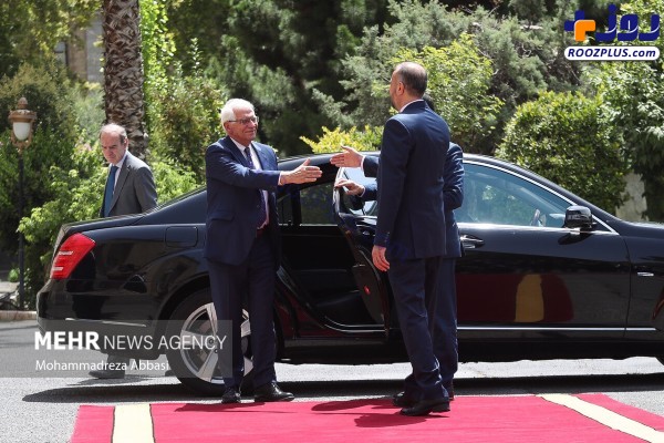 دیدار جوزپ بورل با با وزیر امور خارجه ایران در تهران +عکس