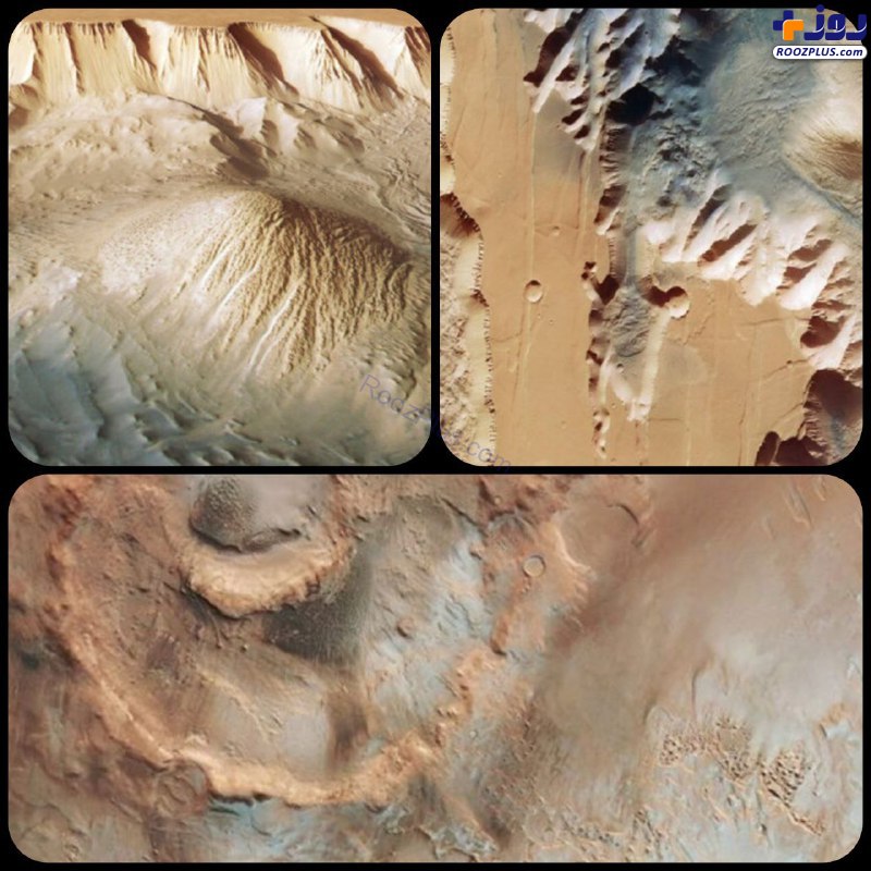 تصاویری مسحور کننده از مریخ