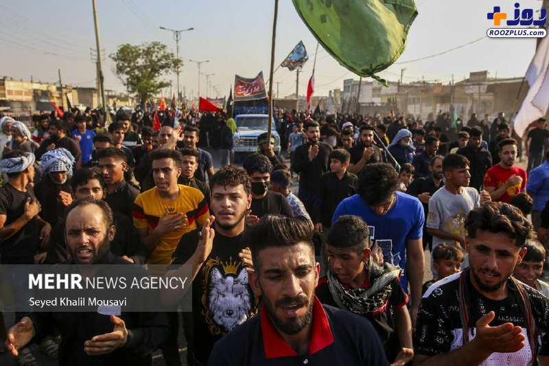 «مشایه الاهواز» بزرگترین پیاده روی اربعین حسینی +عکس