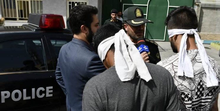 اراذل و اوباش اتوبان شهید خرازی اصفهان دستگیر شدند
