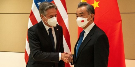 اولین دیدار وزرای خارجه چین و آمریکا پس از تشدید تنش‌ها بر سر تایوان