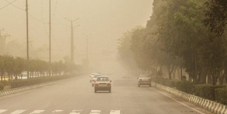 گرد و خاک بر فراز آسمان بوشهر فرو ریخت/ خلیج فارس مواج و متلاطم تا اواسط هفته