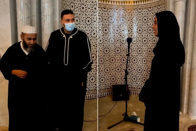 ستاره تلویزیون فرانسه مسلمان شد+ عکس