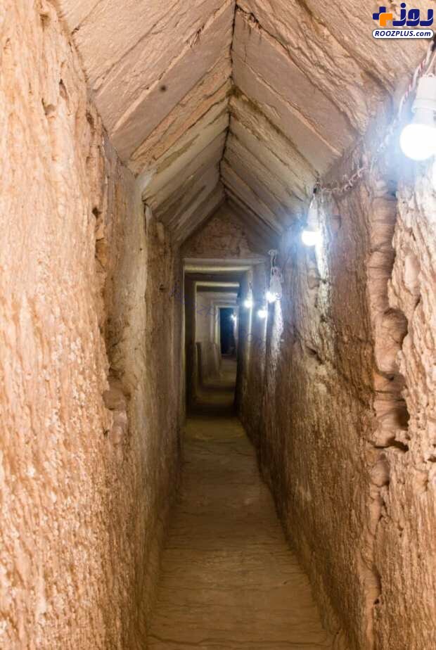 عکس/کشف ۲ سر سنگی در یک تونل عجیب مصر