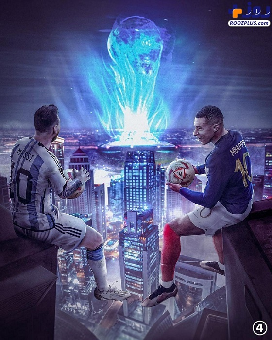 عکس/پوستر جالب از فینال جام جهانی ۲۰۲۲ قطر
