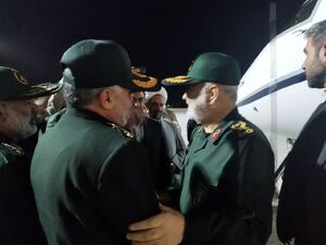 فرمانده کل سپاه وارد سیستان و بلوچستان شد/ سلامی: این لباس را به تن کرده‌ایم تا برای همه مردم ایران یک سرباز فداکار باشیم