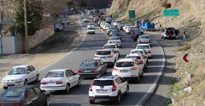 وضعیت راه ها در روز بازگشت از سفرهای نوروزی/ ترافیک سنگین در محور چالوس و هراز
