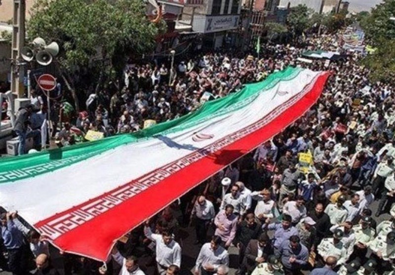 شکوه حضور مردم روزه‌دار ایران در راهپیمایی روز قدس/ طنین فریاد 