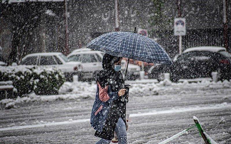 بارش برف و باران در تهران از امروز