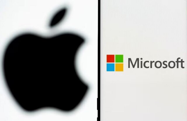 لقب با ارزش‌ترین شرکت جهان از اپل به مایکروسافت می‌رسد؟