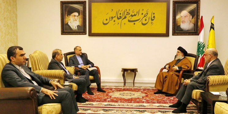 امیرعبداللهیان و سید حسن نصرالله دیدار کردند/ رایزنی در خصوص جدیدترین تحولات سیاسی و امنیتی منطقه