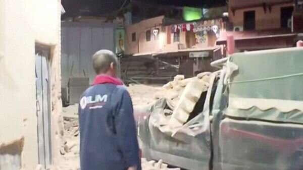صدها کشته در پی وقوع زلزله‌ شدید در مراکش