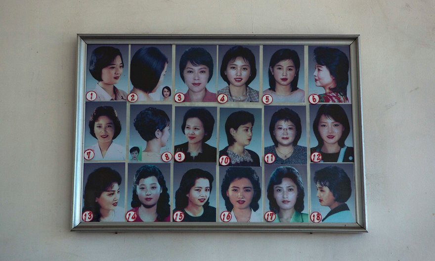 مدل های مجاز موی زن و مرد در کره شمالی /عکس