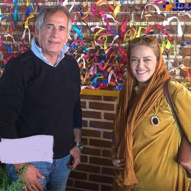 تفریح این هفته بهاره رهنما و همسرش در کافه بازیگر مشهور+عکس