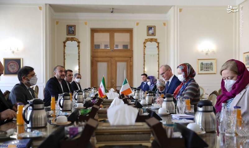 استقبال امیر عبداللهیان از وزیر امور خارجه ایرلند/عکس