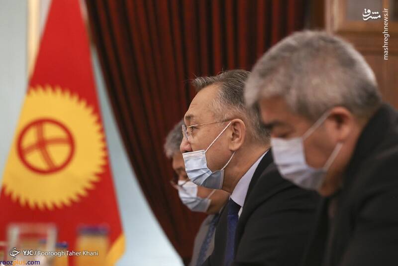 دیدار شمخانی با معاون رئیس شورای امنیت ملی قرقیزستان/عکس