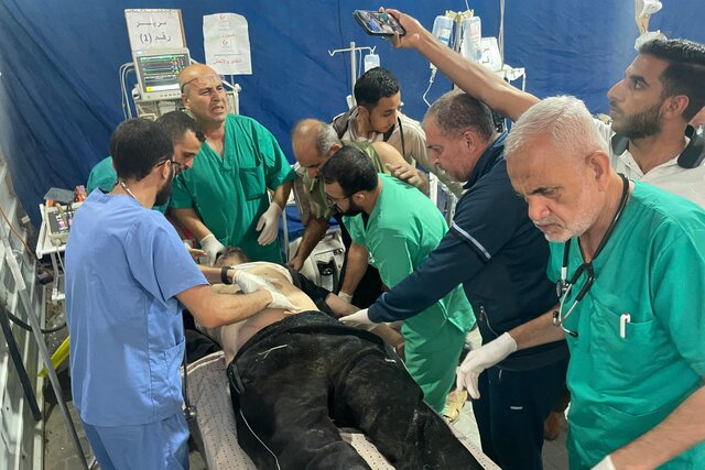 عمل جراحی بیماران در غزه بدون بیهوشی و تجهیزات پزشکی لازم